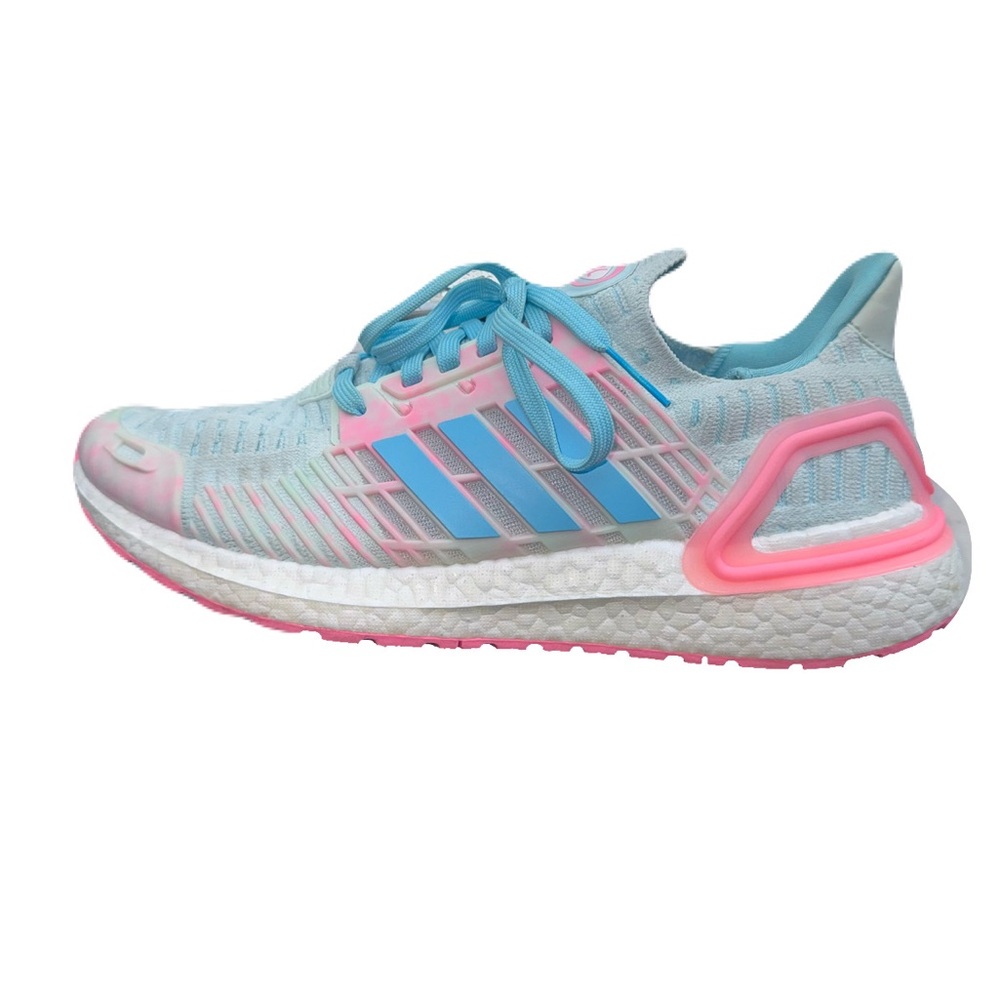 Adidas UltraBoost DNA Climacool 'Almost Blue Beam Pink' Shoes - Picture 9 of 14